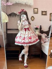 画像21: 【ToAlice】L1636 StrawberryAnimalヨーク切り替えワンピース (21)