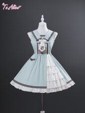 画像4: 【ToAlice】L1641スイーツカレッジワンピースセット (4)