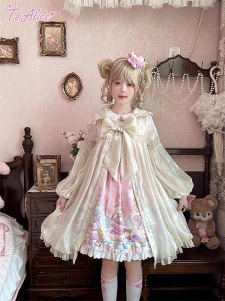 ToAlice】L959シフォンフード付きバルーンアウター【50%OFF】 - To Alice