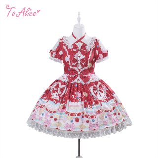 To Alice デニム 青・ピンク ワンピース ワンピース - To Alice