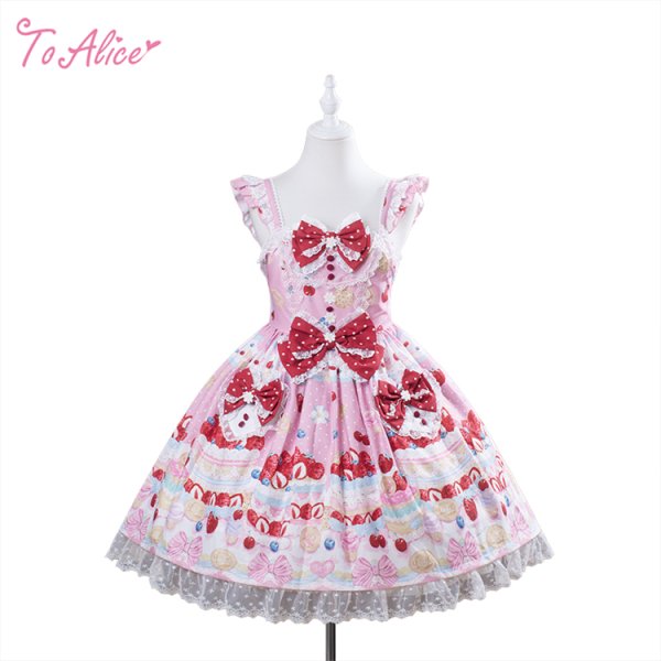 ToAlice】 L1650 Sweets Partyジャンパースカート - To Alice