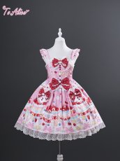 画像2: 【ToAlice】 L1650 Sweets Partyジャンパースカート (2)