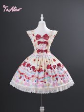 画像5: 【ToAlice】 L1652 Sweets Partyエプロンスカート (5)