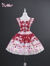 画像4: 【ToAlice】 L1652 Sweets Partyエプロンスカート (4)