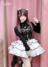 画像10: 【To Alice】L1653コルセット風リボンティアードドレス (10)