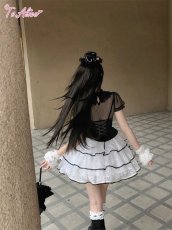 画像30: 【ToAlice】L1656ドットシフォントップス (30)