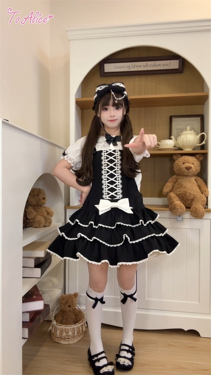 画像15: 【ToAlice】 L1659はしごレースドールブラウス (15)