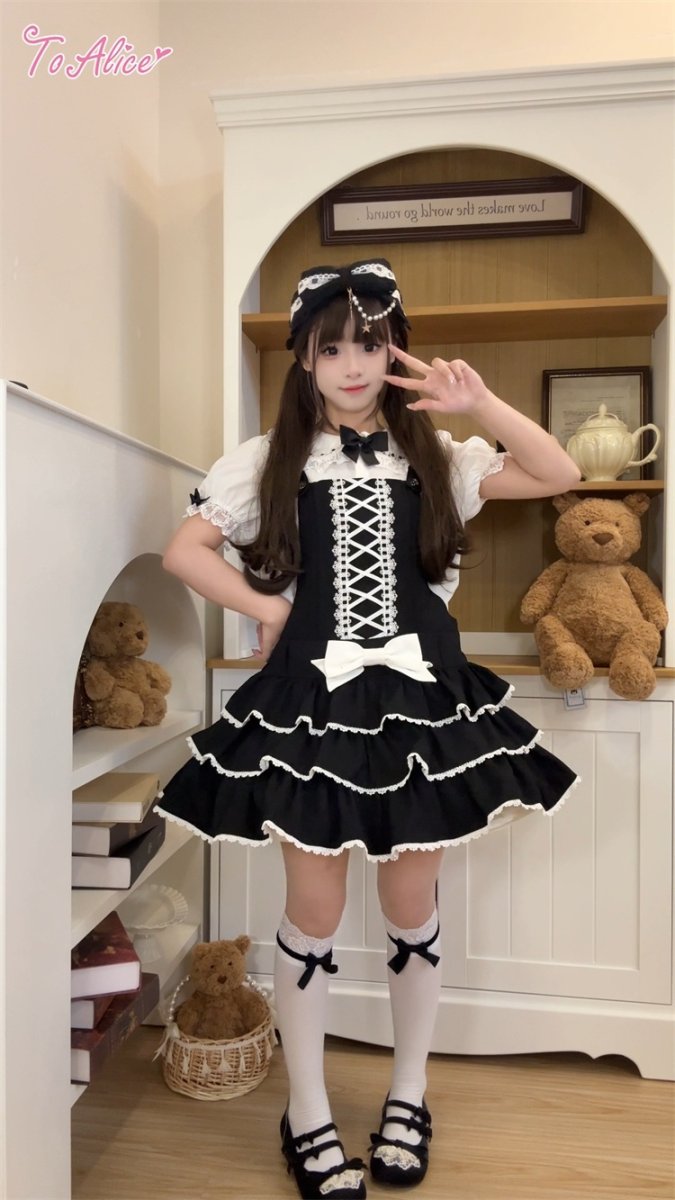 画像17: 【ToAlice】 L1659はしごレースドールブラウス (17)