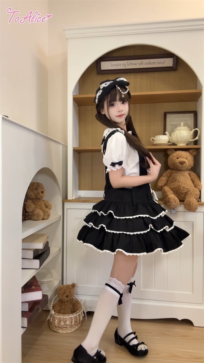 画像18: 【ToAlice】 L1659はしごレースドールブラウス (18)