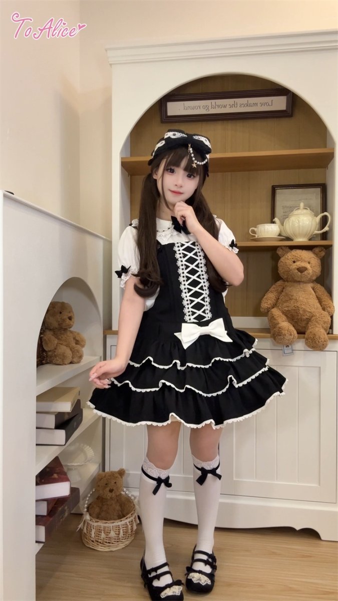 画像14: 【ToAlice】 L1659はしごレースドールブラウス (14)