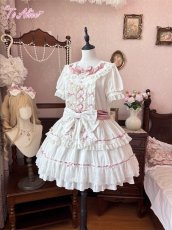 画像4: 【送料無料】L1663 SugarRibbonワンピース《予約受付》 (4)