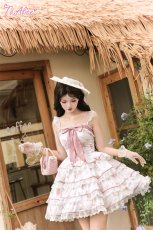 画像19: 【To Alice】L1667 Make Teddy Bearジャンパースカート (19)