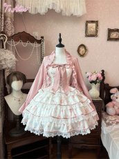 画像2: 【送料無料】C6366スパンコールシフォンボレロ《予約受付》【計5000円以上】 (2)
