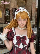 画像3: 【送料無料】LS145ダブルリボンチェックヘッドドレス《予約限定》【計5000円以上】 (3)