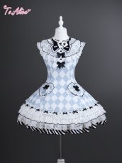 画像2: 【ToAlice】L1673アリスノースリーブワンピース (2)