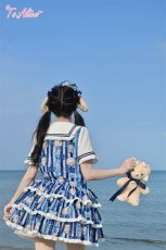 画像10: 【送料無料】L1675マリンドッグレイヤード風ワンピース《予約受付》 (10)