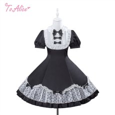 画像1: 【ToAlice】L1677 ノクターンドールワンピース (1)