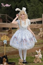 画像19: 【送料無料】L1682 アリス柄パフスリーブワンピース《予約限定》 (19)