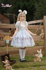 画像23: 【送料無料】L1682 アリス柄パフスリーブワンピース《予約限定》 (23)