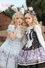 画像27: 【送料無料】L1682 アリス柄パフスリーブワンピース《予約限定》 (27)