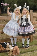 画像33: 【送料無料】L1682 アリス柄パフスリーブワンピース《予約限定》 (33)