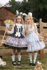 画像39: 【送料無料】L1682 アリス柄パフスリーブワンピース《予約限定》 (39)