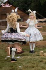 画像46: 【送料無料】L1682 アリス柄パフスリーブワンピース《予約限定》 (46)