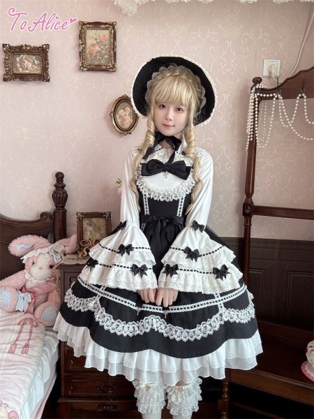 ToAlice】L1553リボンデコ姫袖ブラウス - To Alice