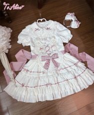 画像10: 【送料無料】L1692 SugarRibbonサロペットスカート《予約受付》 (10)