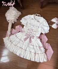 画像12: 【送料無料】L1692 SugarRibbonサロペットスカート《予約受付》 (12)