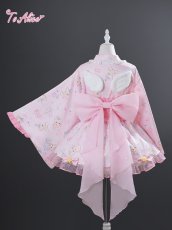 画像4: 【送料無料】L1694 ゆめかわくま浴衣《予約受付》 (4)