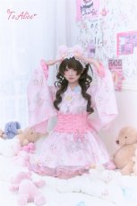 画像6: 【送料無料】L1694 ゆめかわくま浴衣《予約受付》 (6)