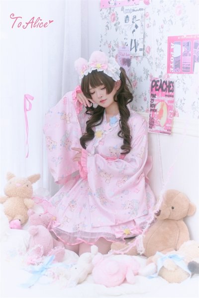 ToAlice】L1694ゆめかわくま浴衣セット - To Alice
