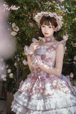 画像6: 【送料無料】L1700 ローズ・リボンコルセットドレス《予約受付》 (6)