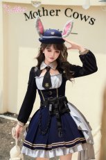 画像3: 【送料無料】 L1709 ポリスカレッジジャンパースカート《予約受付》 (3)