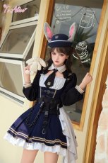 画像4: 【送料無料】 L1709 ポリスカレッジジャンパースカート《予約受付》 (4)
