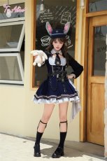 画像5: 【送料無料】 L1709 ポリスカレッジジャンパースカート《予約受付》 (5)