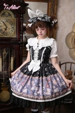 画像13: 【送料無料】L1715 アリス柄ジャンパースカート《予約受付》 (13)