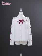 画像4: 【To Alice】L1717アンティークドール長袖ブラウス (4)