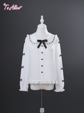 画像5: 【To Alice】L1717アンティークドール長袖ブラウス (5)