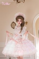 画像5: 【送料無料】 L1733 ハートリボンティアードドレス《予約受付》 (5)