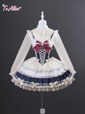 画像7: 【送料無料】L1725 ドットシフォン長袖トップス《予約受付》【計5000円以上】 (7)