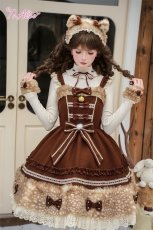 画像6: 【ToAlice】L1740 バンビファー袖ハイネックトップス【本店・通販限定】 (6)