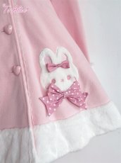 画像25: 【送料無料】L1744うさちゃんリボンロングコート《予約受付》 (25)
