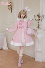 画像18: 【送料無料】L1744うさちゃんリボンロングコート《予約受付》 (18)