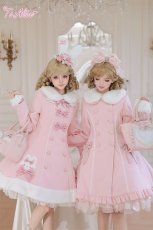 画像21: 【送料無料】L1744うさちゃんリボンロングコート《予約受付》 (21)