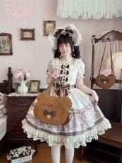 画像6: 【送料無料】LS228 アンティークくま耳ハーフボンネット《予約受付》 (6)