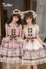 画像17: 【送料無料】LS228 アンティークくま耳ハーフボンネット《予約受付》 (17)