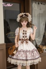 画像8: 【送料無料】LS228 アンティークくま耳ハーフボンネット《予約受付》 (8)