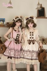 画像20: 【送料無料】LS228 アンティークくま耳ハーフボンネット《予約受付》 (20)